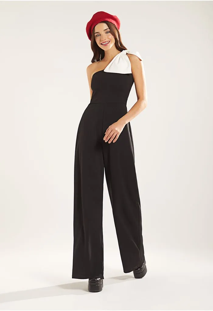 Enterizo pantalon para mujer solo hombro