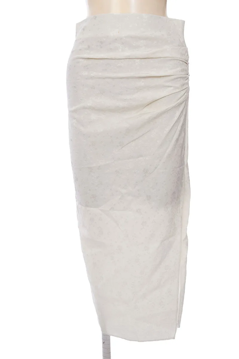 FALDA COLOR BEIGE  ZARA
