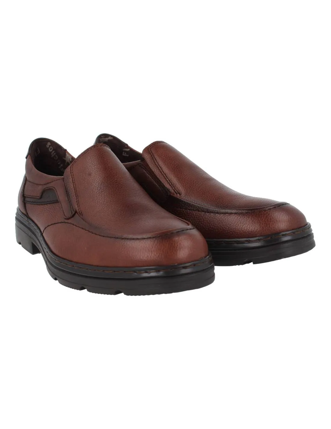 FLUCHOS  ZAPATO PIEL MONTY MARRóN