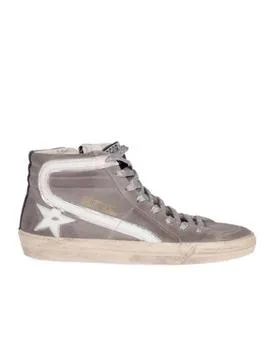 Golden Goose modelo slide en color gris