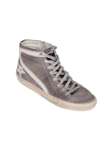 Golden Goose modelo slide en color gris