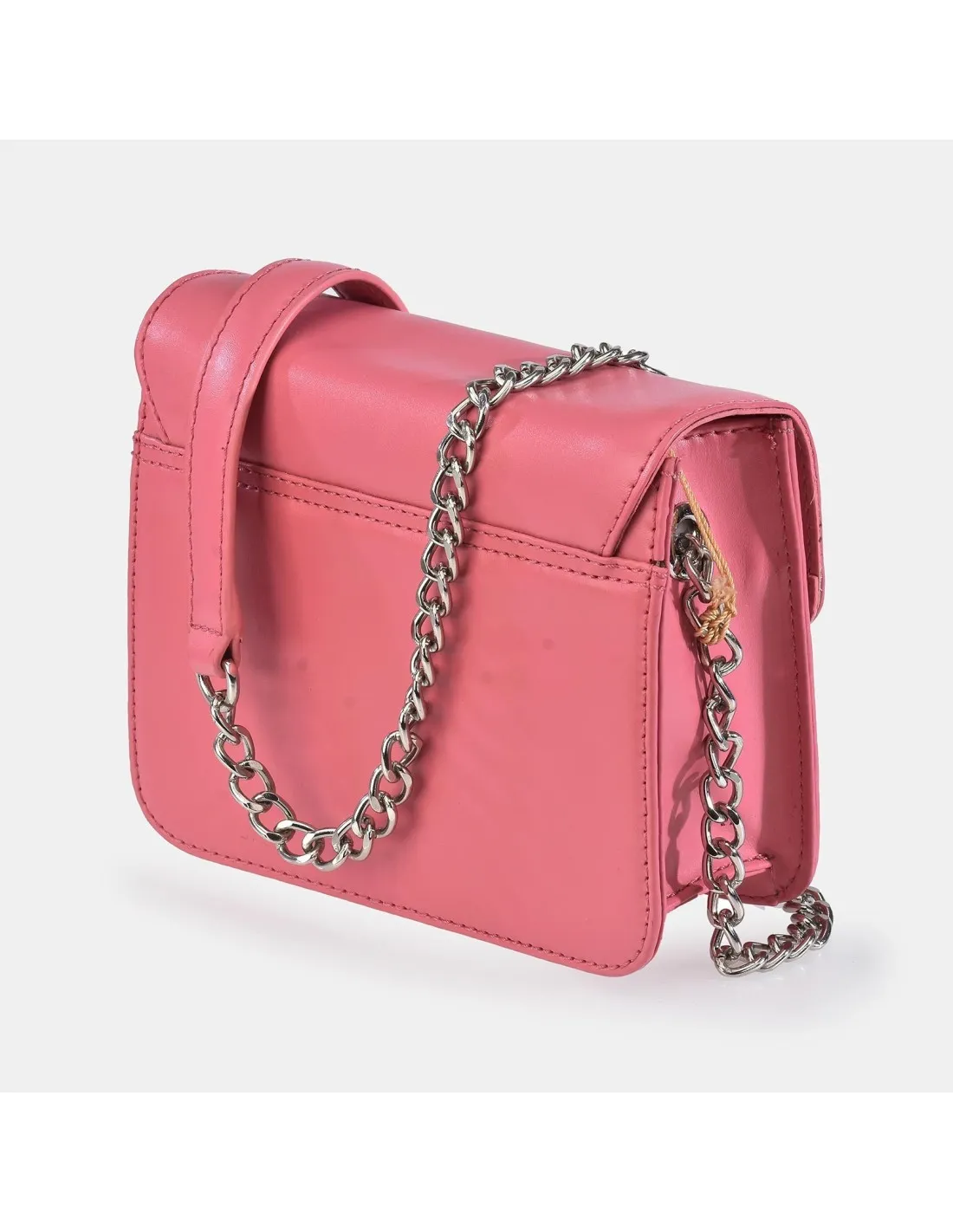 GUY LAROCHE Bolso bandolera metálica para mujer con solapa