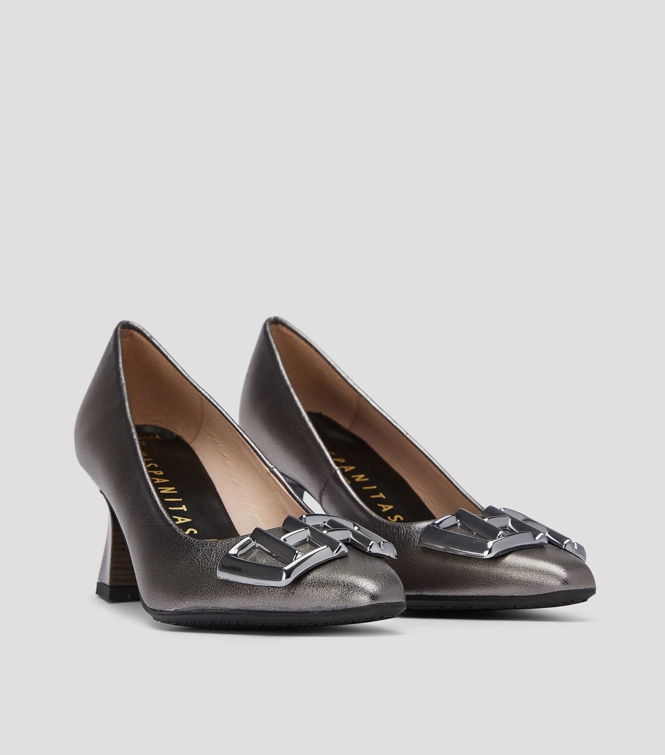Hispanitas Zapatillas Pump con tacón delgado 6.5 Mujer