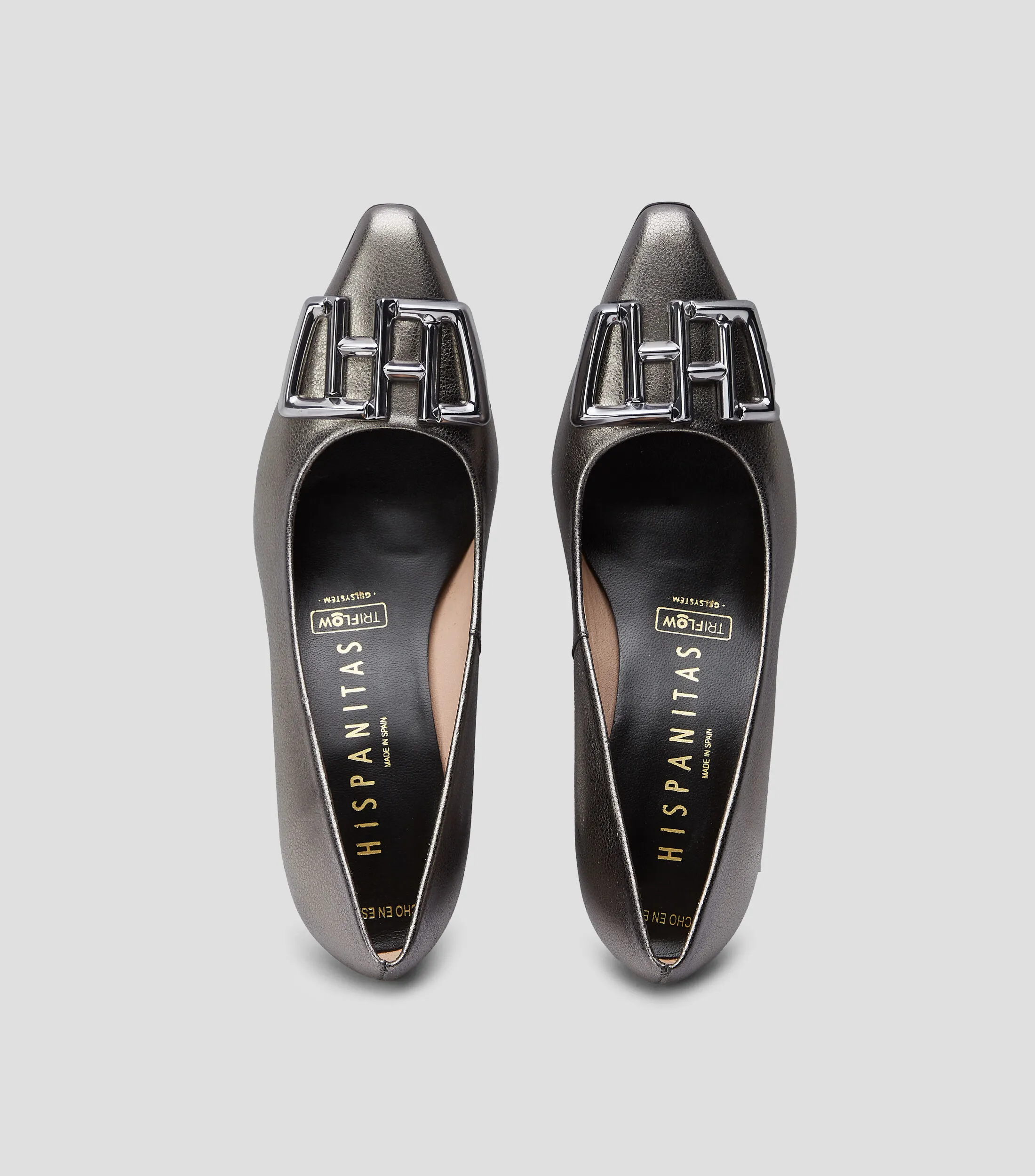 Hispanitas Zapatillas Pump con tacón delgado 6.5 Mujer