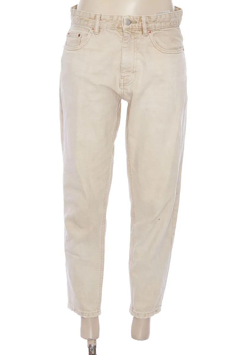 JEAN COLOR BEIGE  PULL &AMP; BEAR