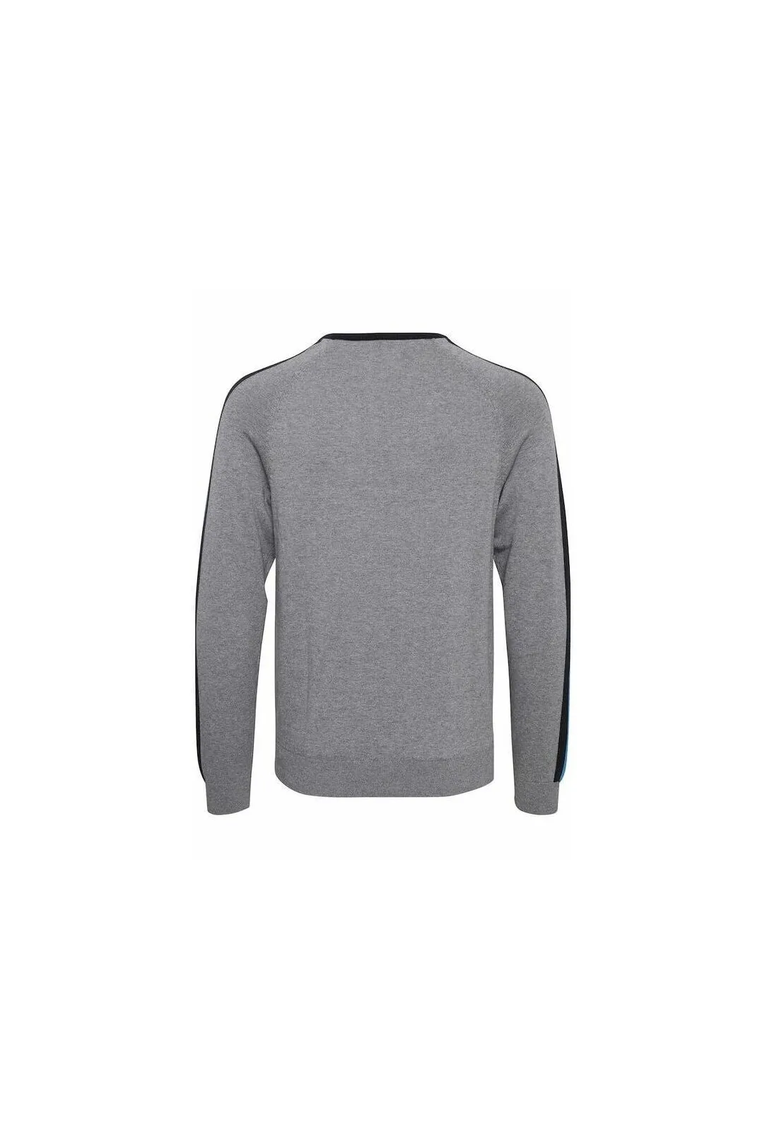 JERSEY HOMBRE RAYAS MANGAS GRIS CLARO
