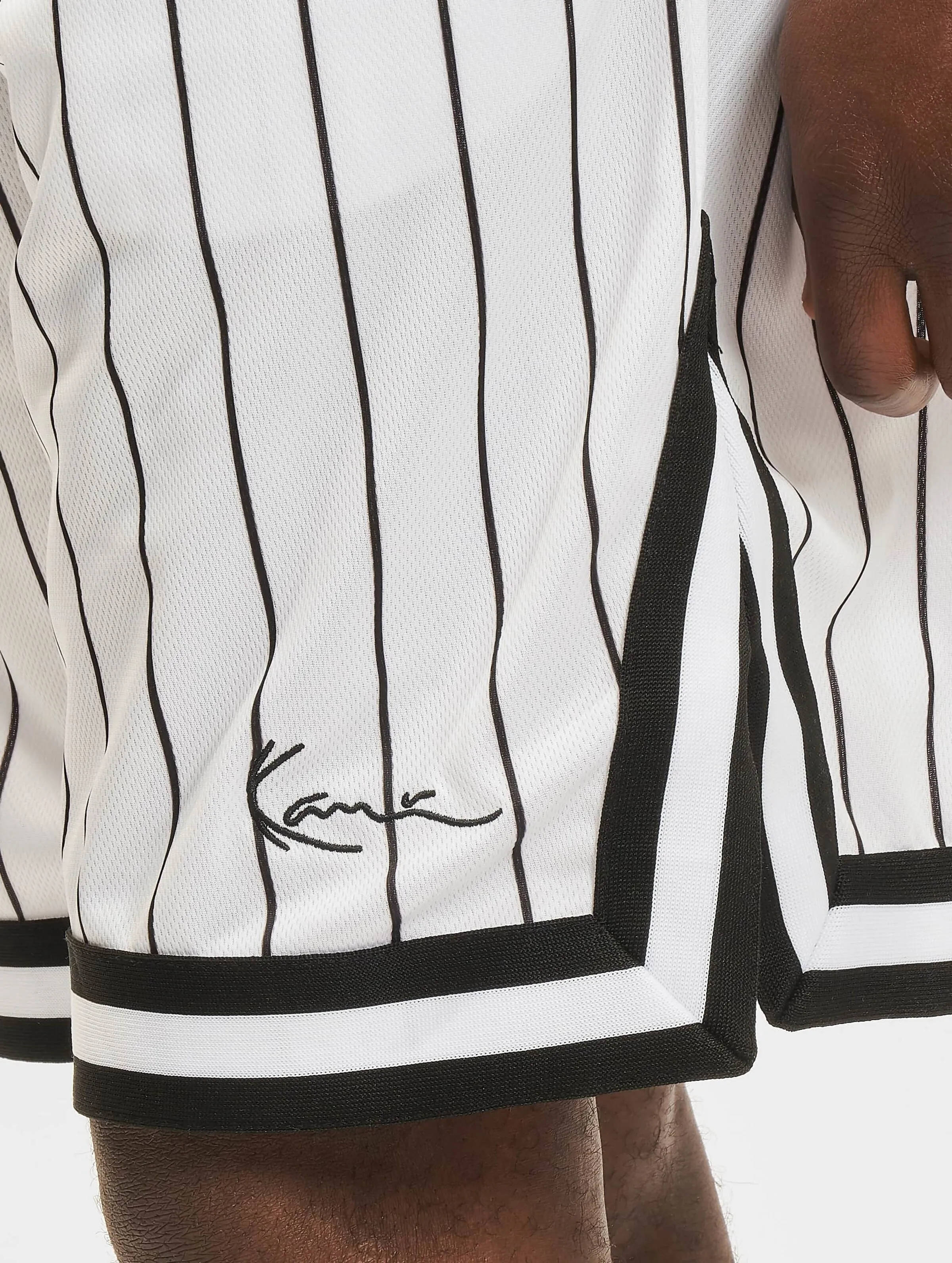 Karl Kani Small Signature Pinstripe Mesh