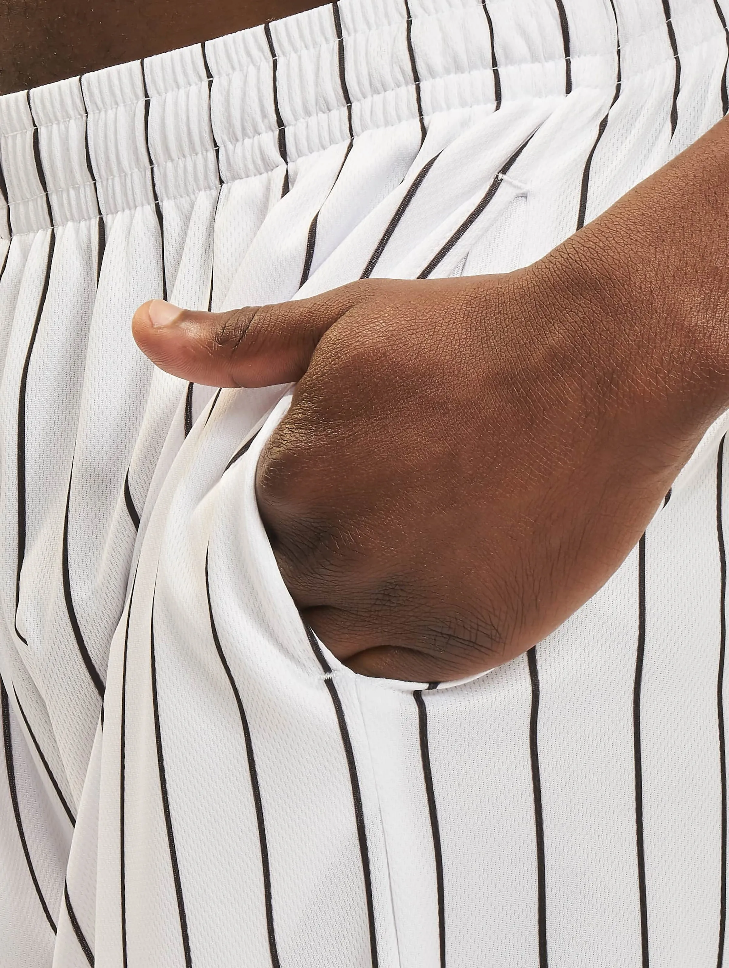 Karl Kani Small Signature Pinstripe Mesh