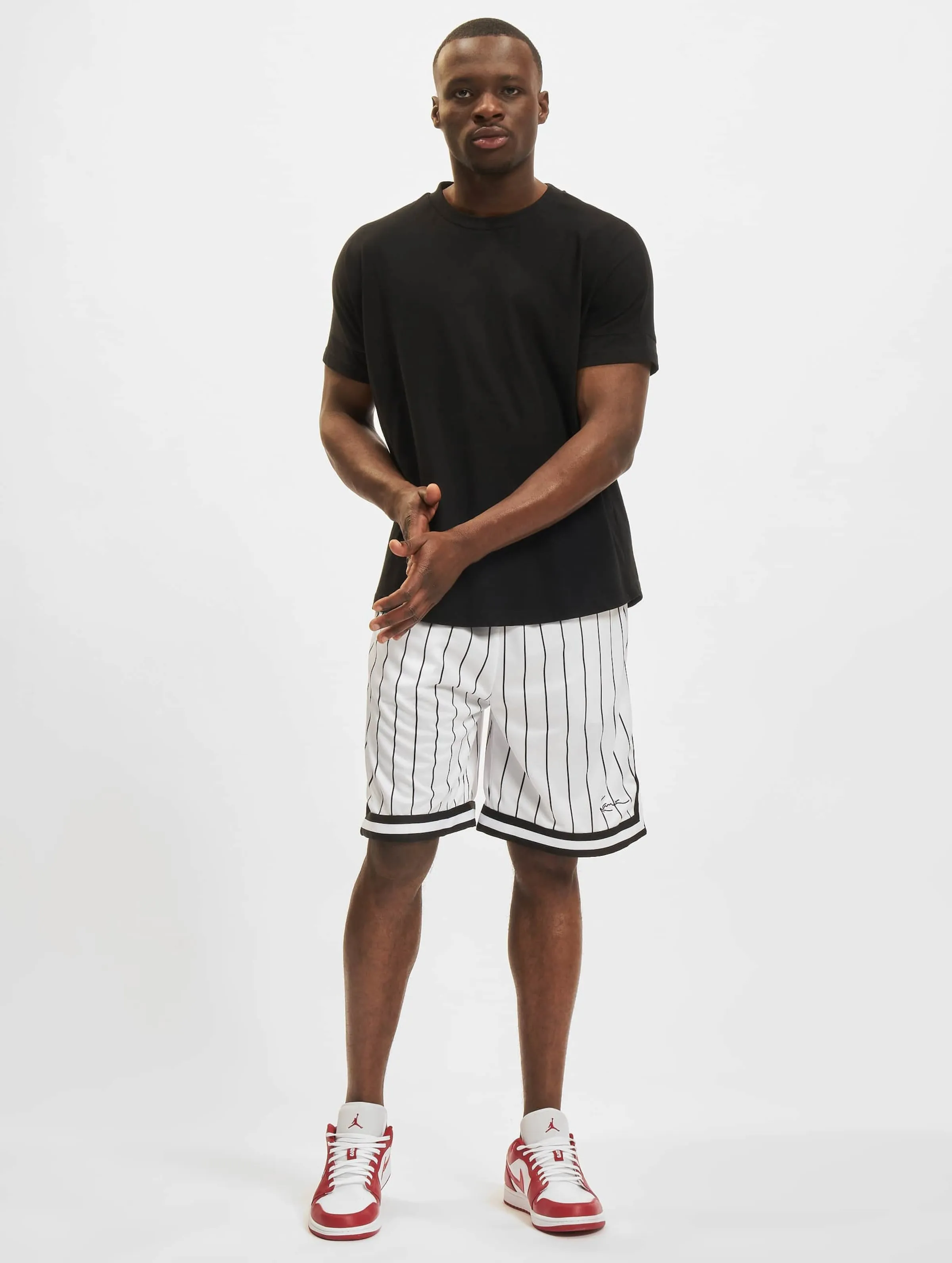 Karl Kani Small Signature Pinstripe Mesh