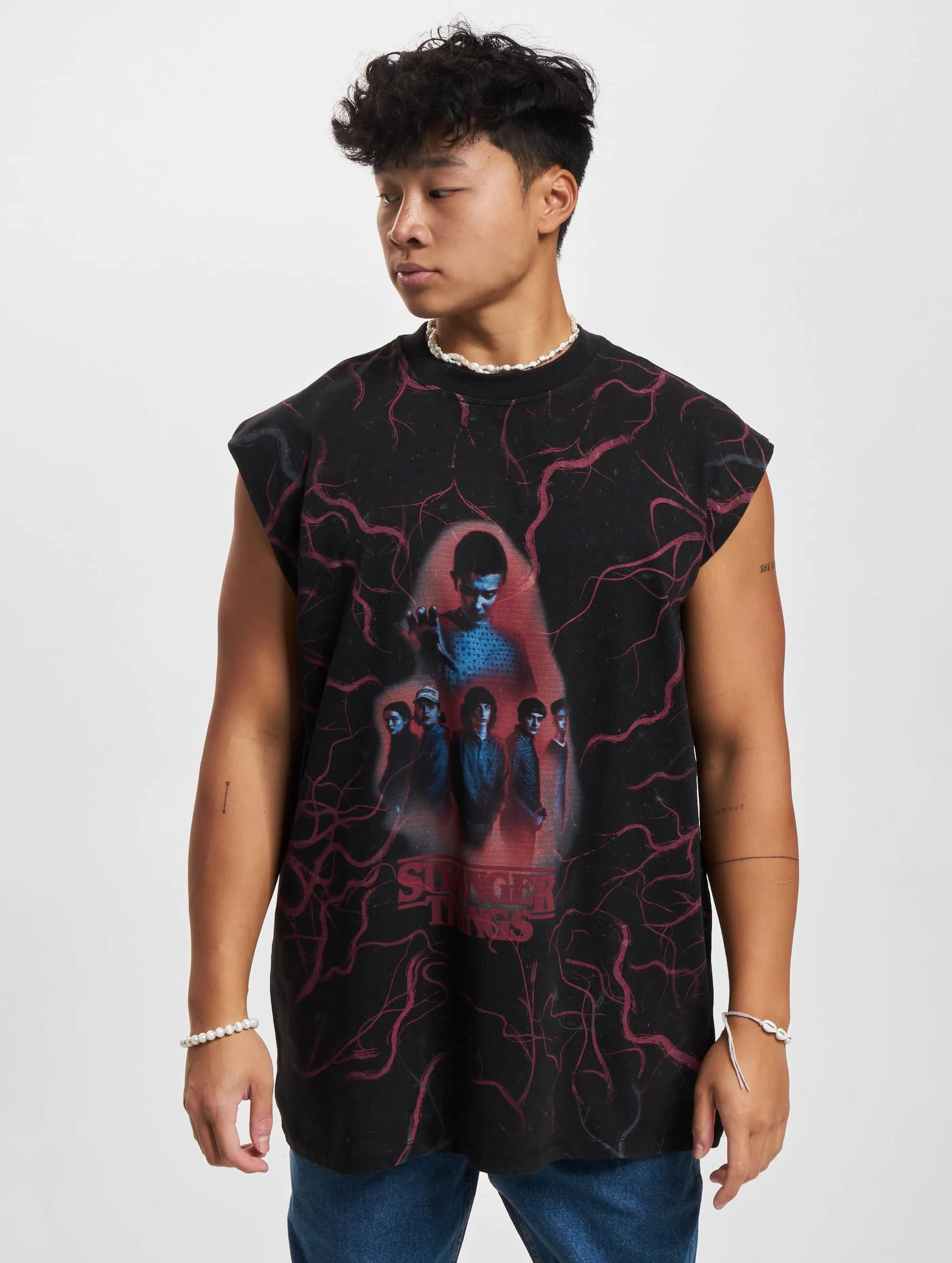 Karl Kani Woven Signature Heavy Washed Sleeveless