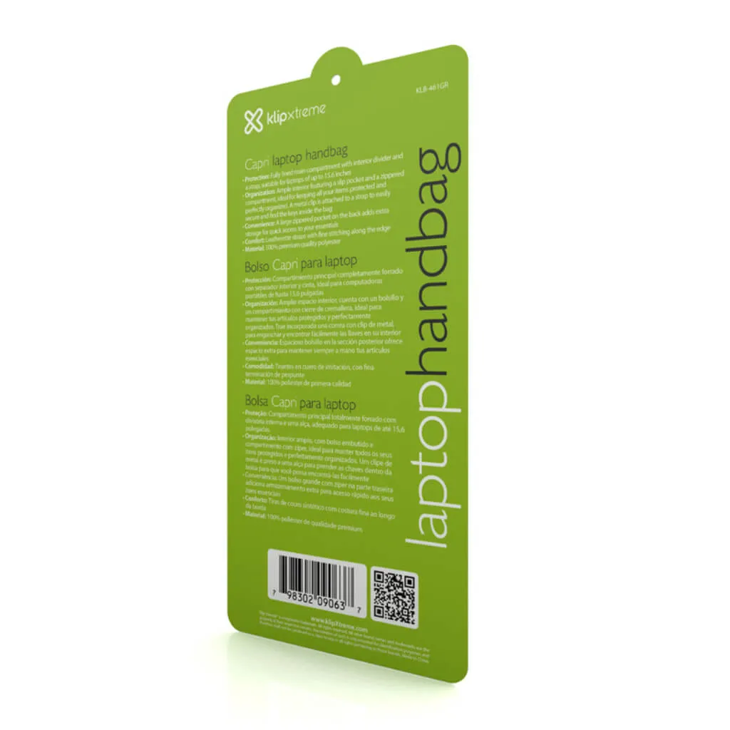 KLIP XTREME BOLSO PARA LAPTOP 15.6 CAPRI (KLB461)