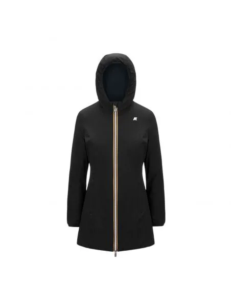 KWAY Chaqueta Denise Warm Reversible Mujer Black/Blue Depht