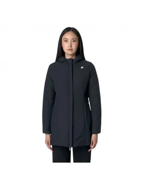 KWAY Chaqueta Denise Warm Reversible Mujer Black/Blue Depht