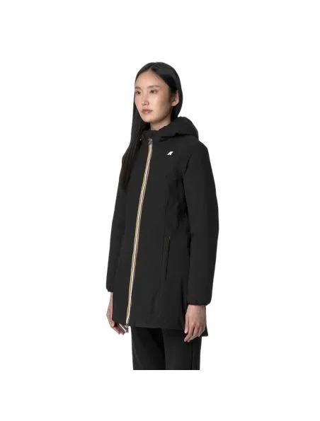 KWAY Chaqueta Denise Warm Reversible Mujer Black/Blue Depht