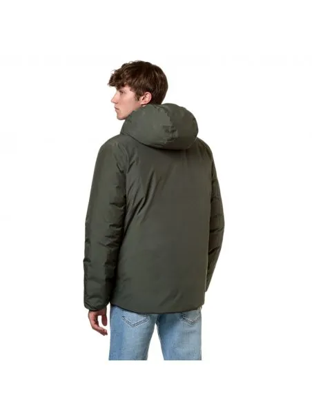 KWAY Chaqueta Jack Thermo Reversible Hombre Green Blackish/Blue Depth