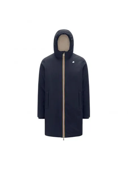 KWAY Chaqueta jacob Warm Reversible Hombre Blue Depth/Beige Grey
