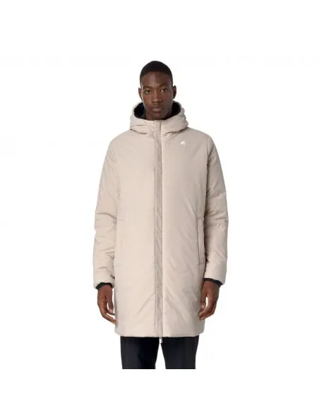 KWAY Chaqueta jacob Warm Reversible Hombre Blue Depth/Beige Grey