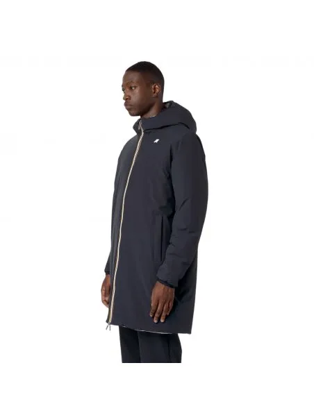 KWAY Chaqueta jacob Warm Reversible Hombre Blue Depth/Beige Grey