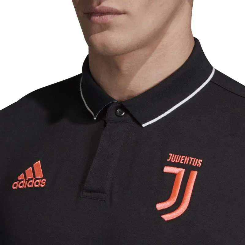 La Juventus de polo de representación de color negro 2019/20 Adidas