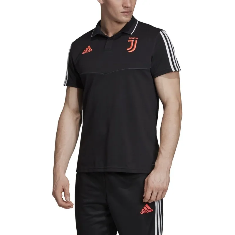 La Juventus de polo de representación de color negro 2019/20 Adidas