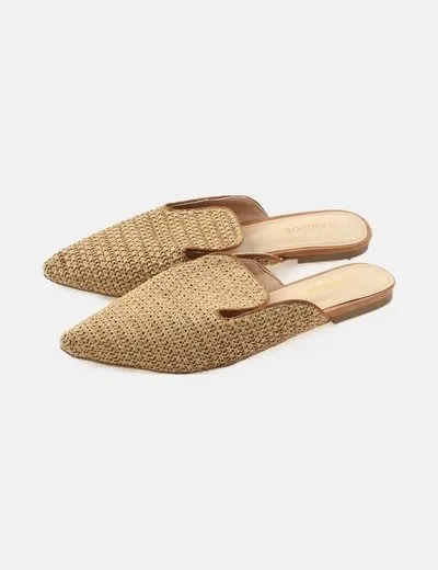 Lanidor Mule trenzado beige