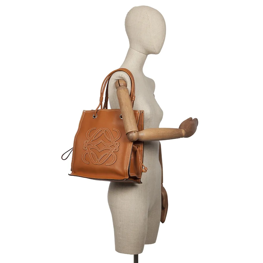 Loewe Bolso Shopping Letras Cuero