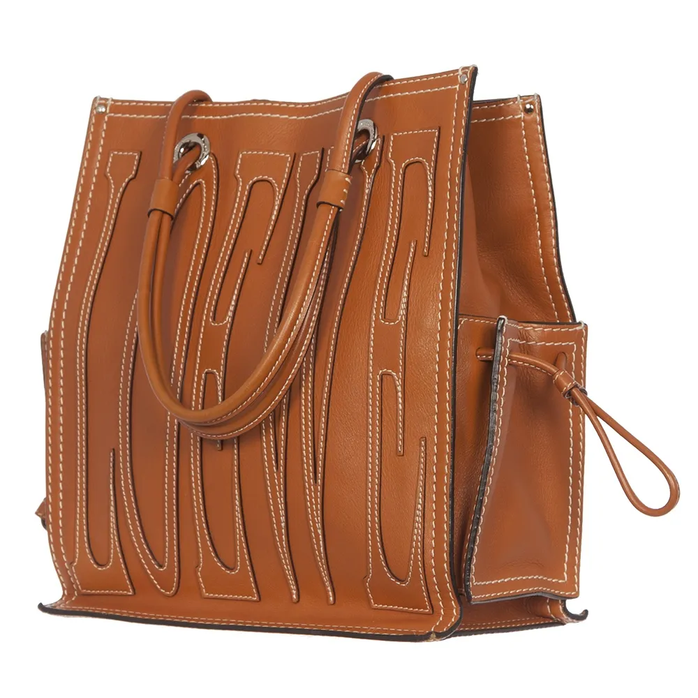 Loewe Bolso Shopping Letras Cuero
