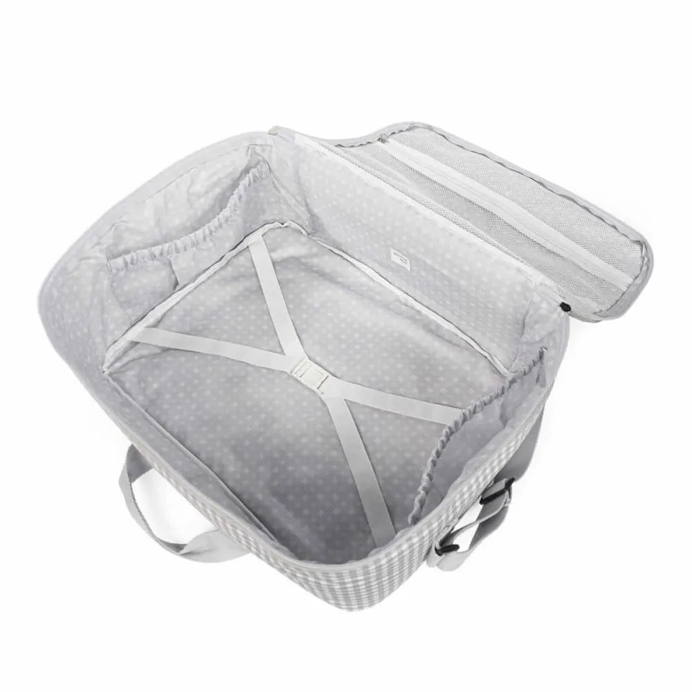 Maleta I love Vichy gris Walking Mum