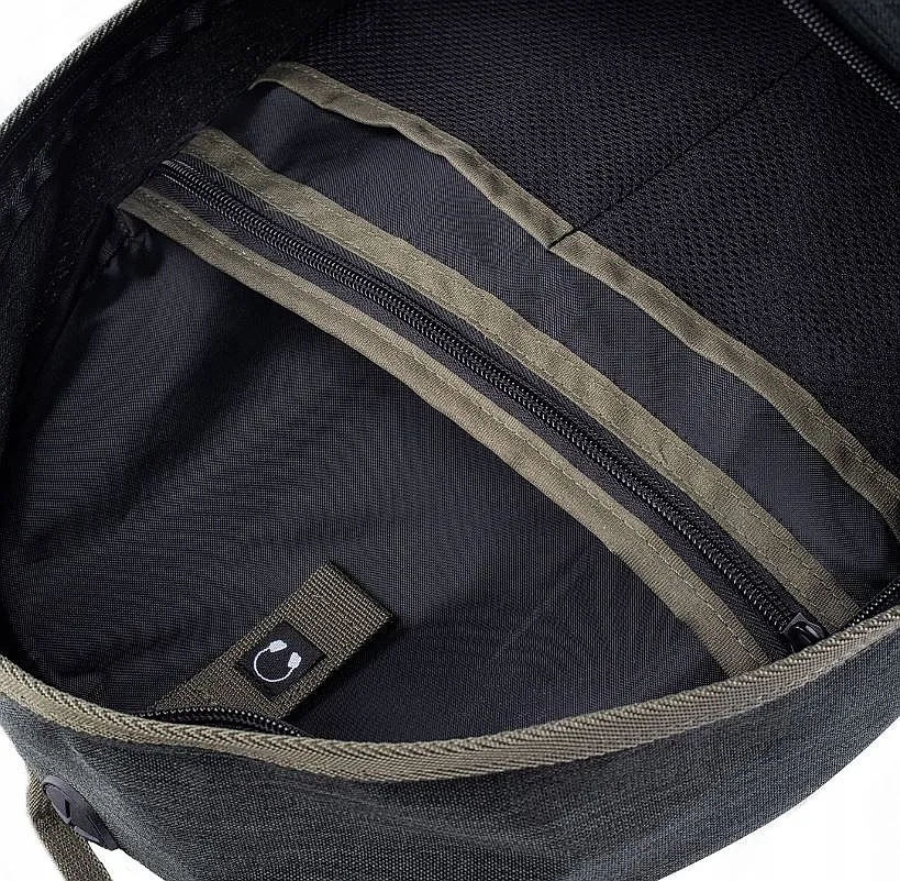 MOCHILA HITEC CITAN  GREEN MELANGE/BLACK