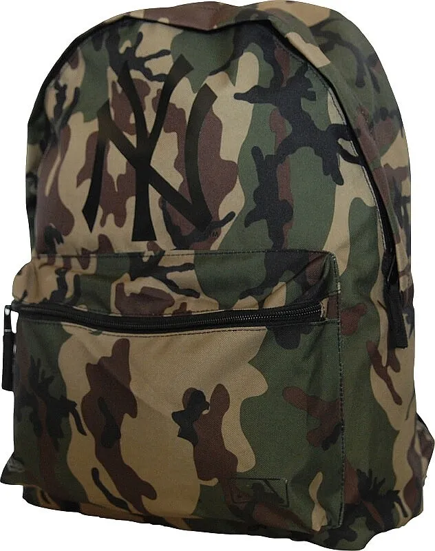 MOCHILA NEW ERA STADIUM MLB NEW YORK YANKEES  WOODLAND CAMO/BLACK