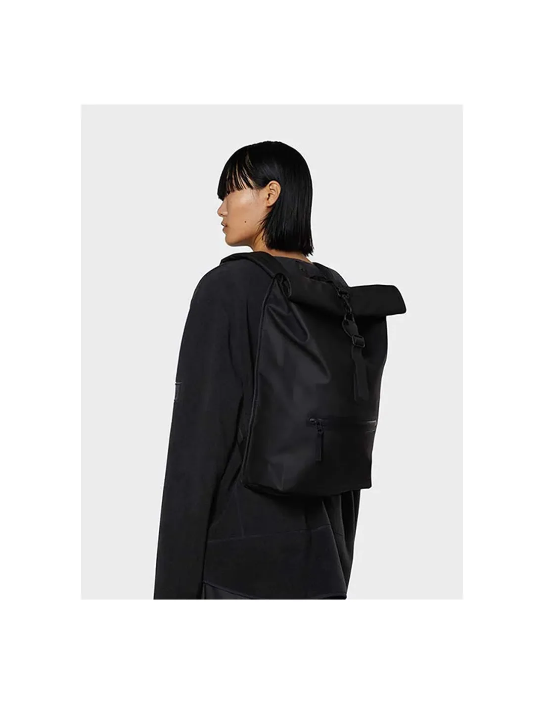 Mochila Rolltop negra