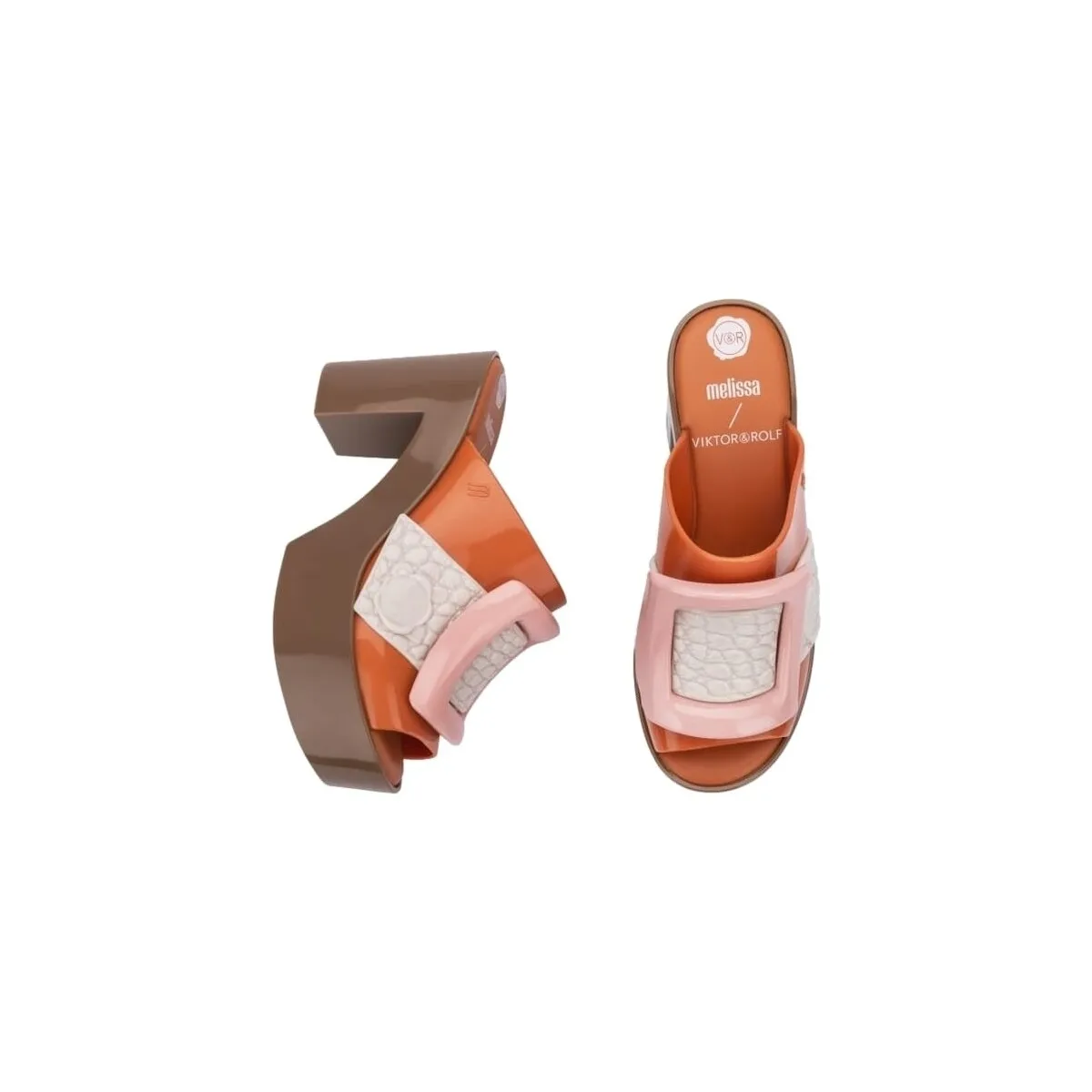 MULE BUCKLE UP+VIKTOR AND ROLF  ORANGE