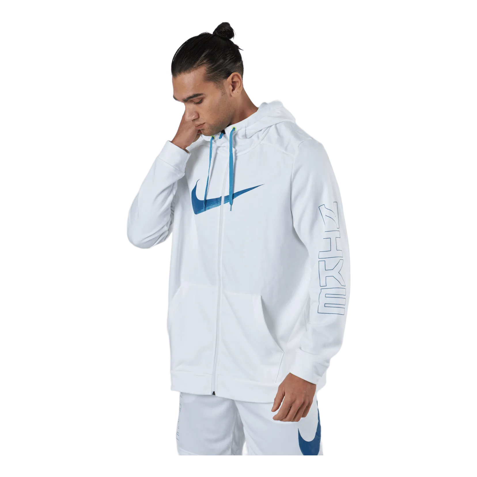 NIKE DRIFIT SPORT CLASH MEN'S FULL WHITE/COURT BLUE