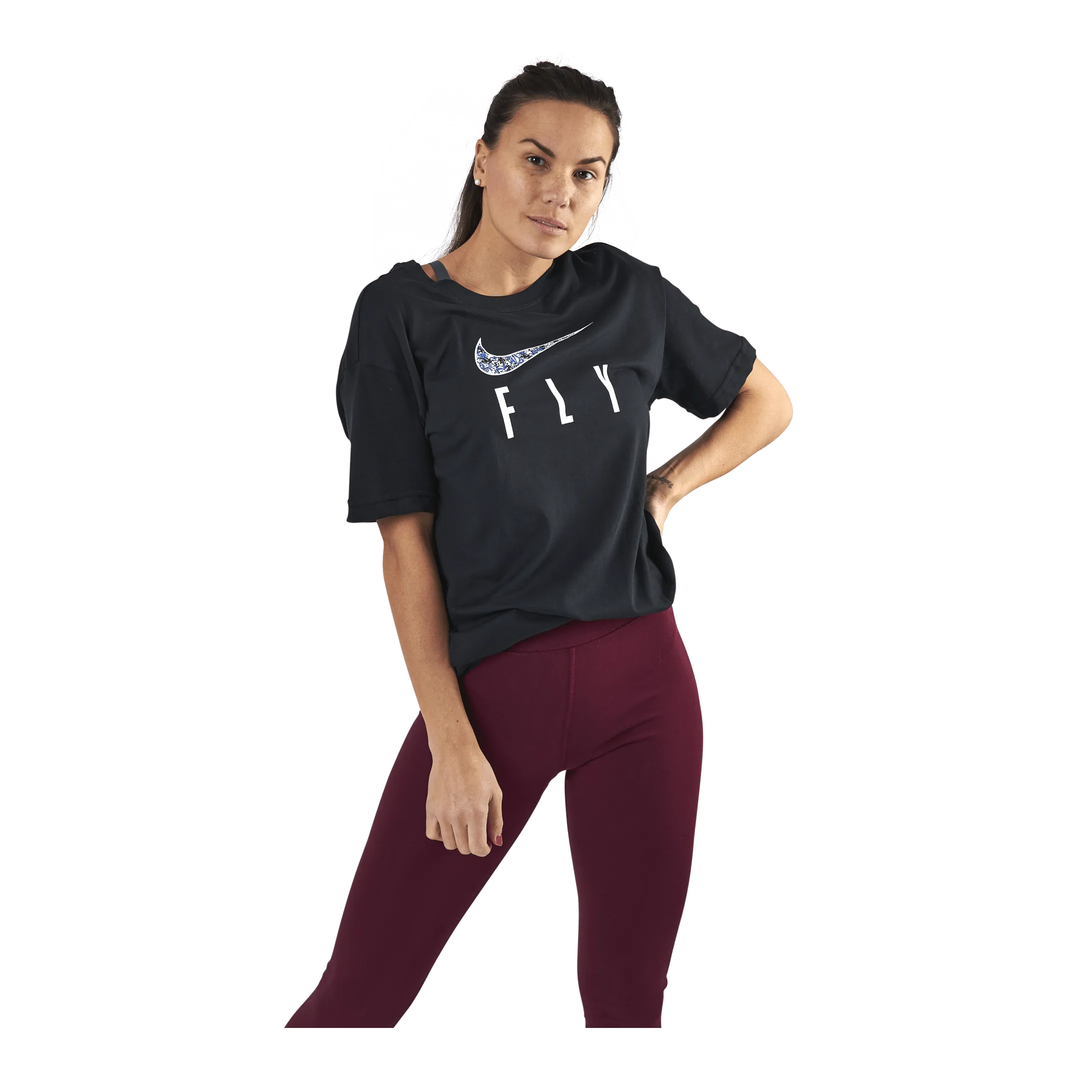 NIKE DRIFIT SWOOSH FLY BLACK