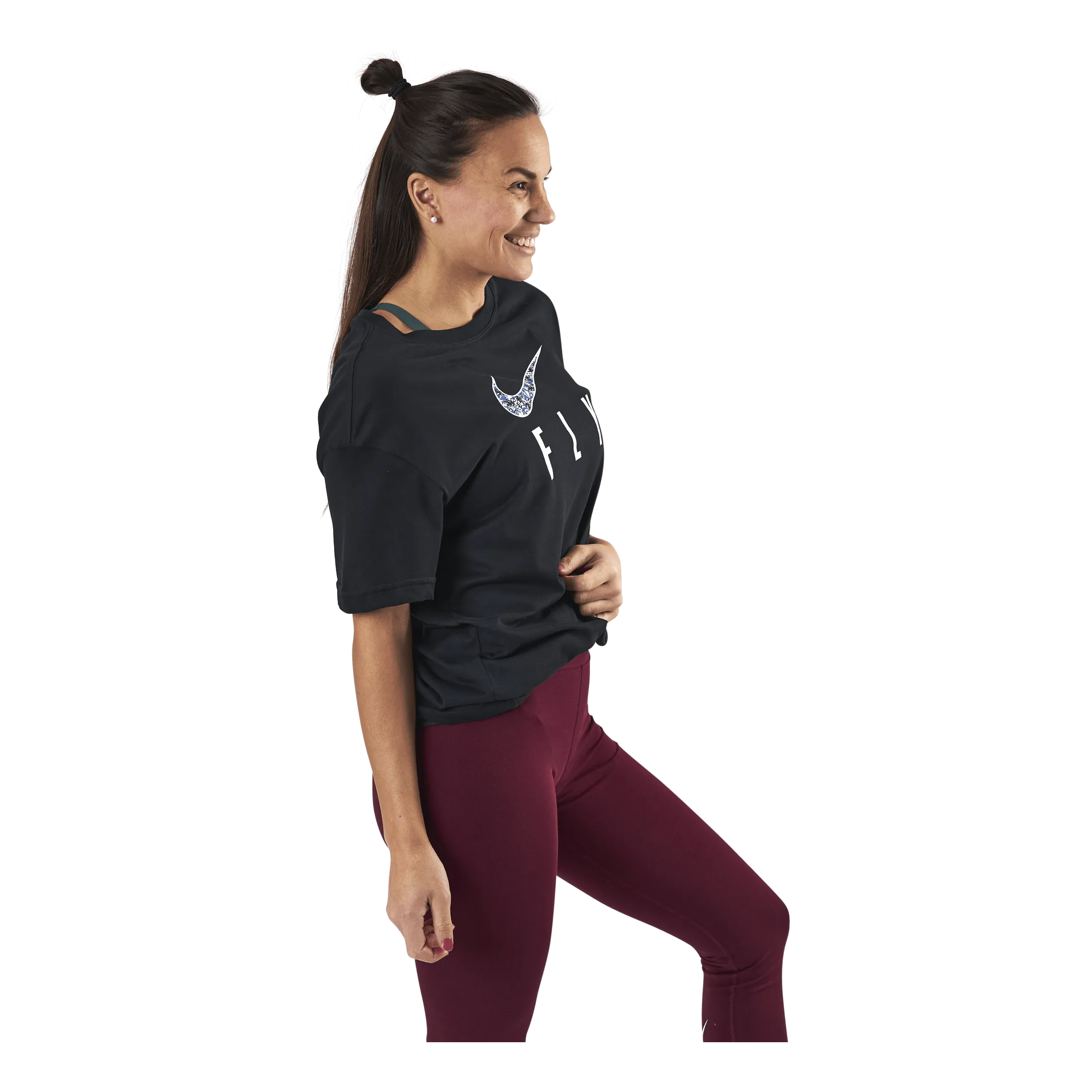 NIKE DRIFIT SWOOSH FLY BLACK