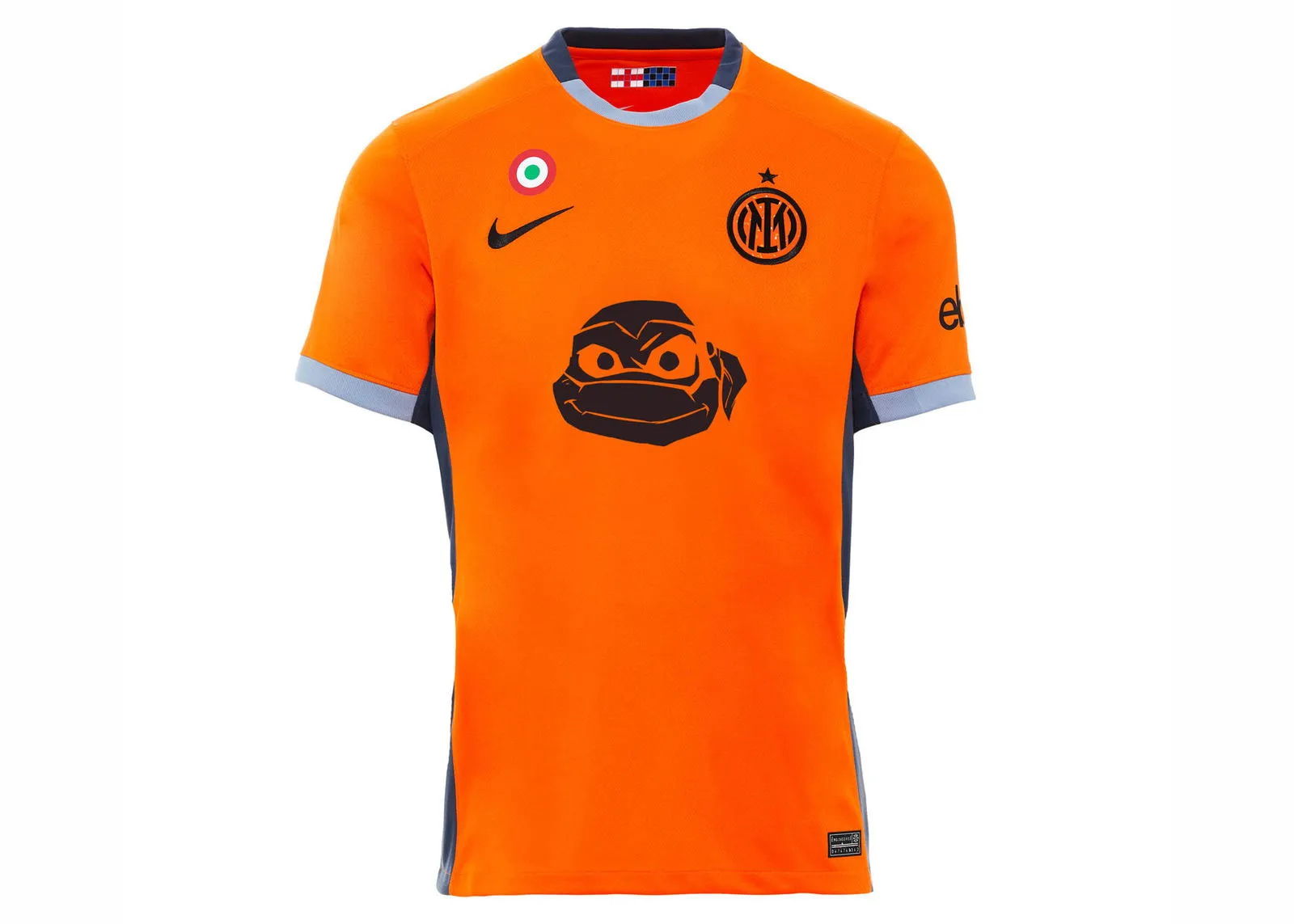 Nike Inter FC Third Stadium Jersey 2023/24 Ninja Turtles Special Edition Jersey Orange