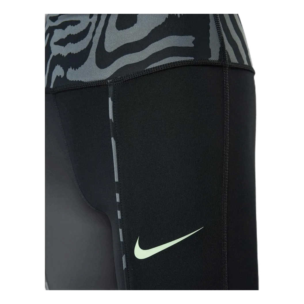 Nike Junior One Tight AOP Black