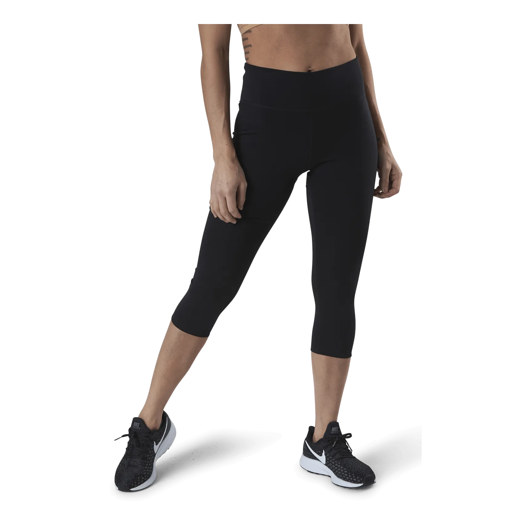 Nike One Tight MR Capri 2.0 White/Black
