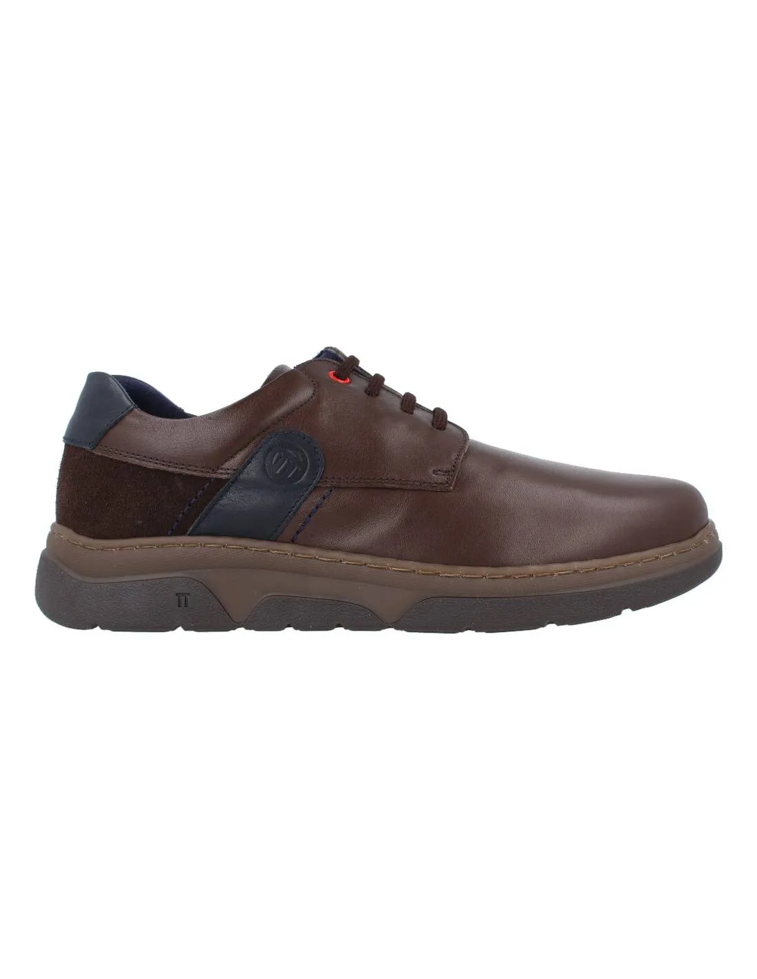 NOTTON  ZAPATO BLUCHER PIEL MARRóN