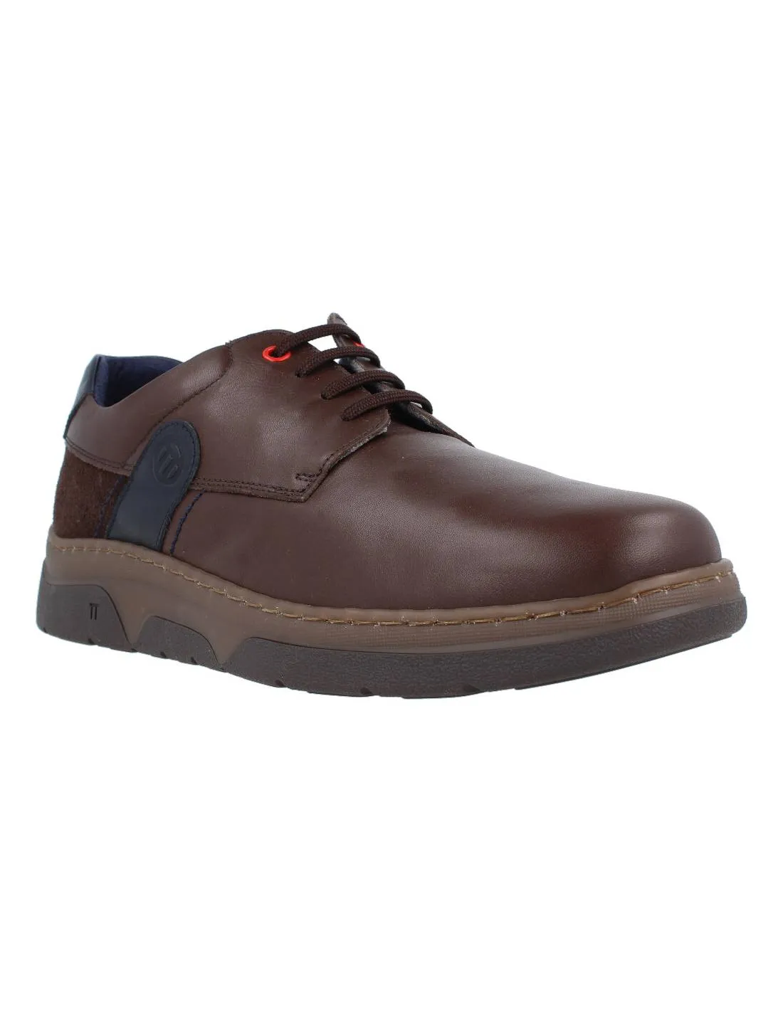 NOTTON  ZAPATO BLUCHER PIEL MARRóN