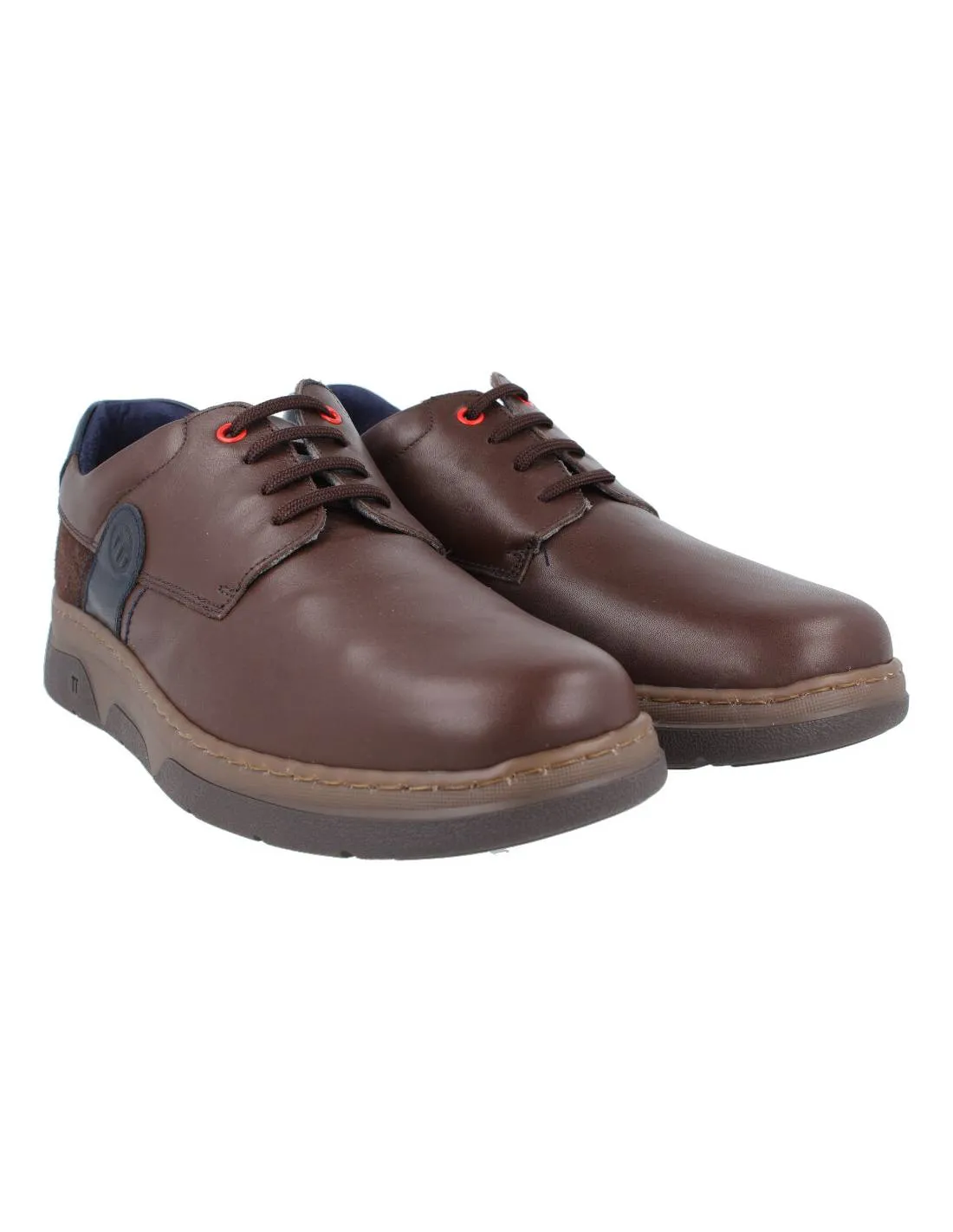 NOTTON  ZAPATO BLUCHER PIEL MARRóN