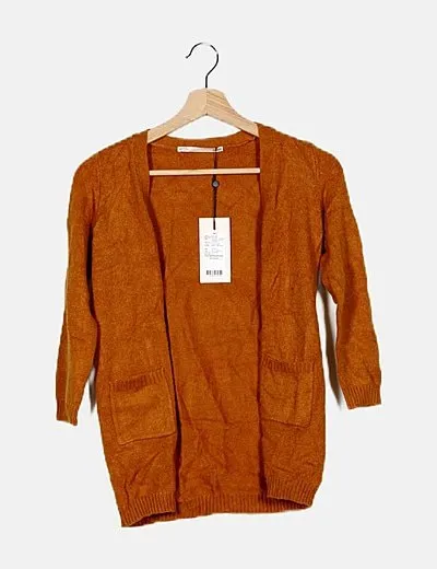 ONLY Chaqueta punto naranja