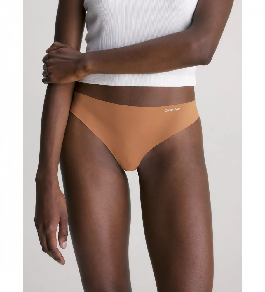 Pack 5 Tangas Invisibles marrón, beige, nude