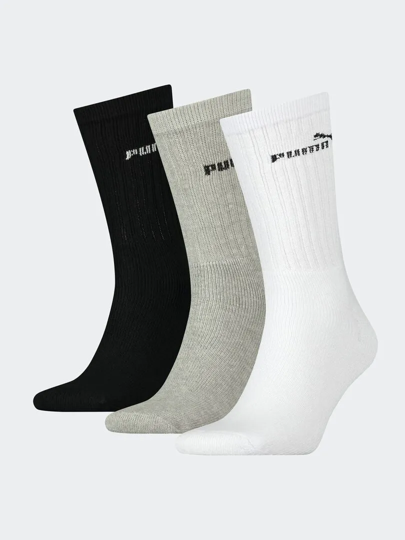 PACK DE 3 PARES DE CALCETINES 'PUMA'  BLANCO