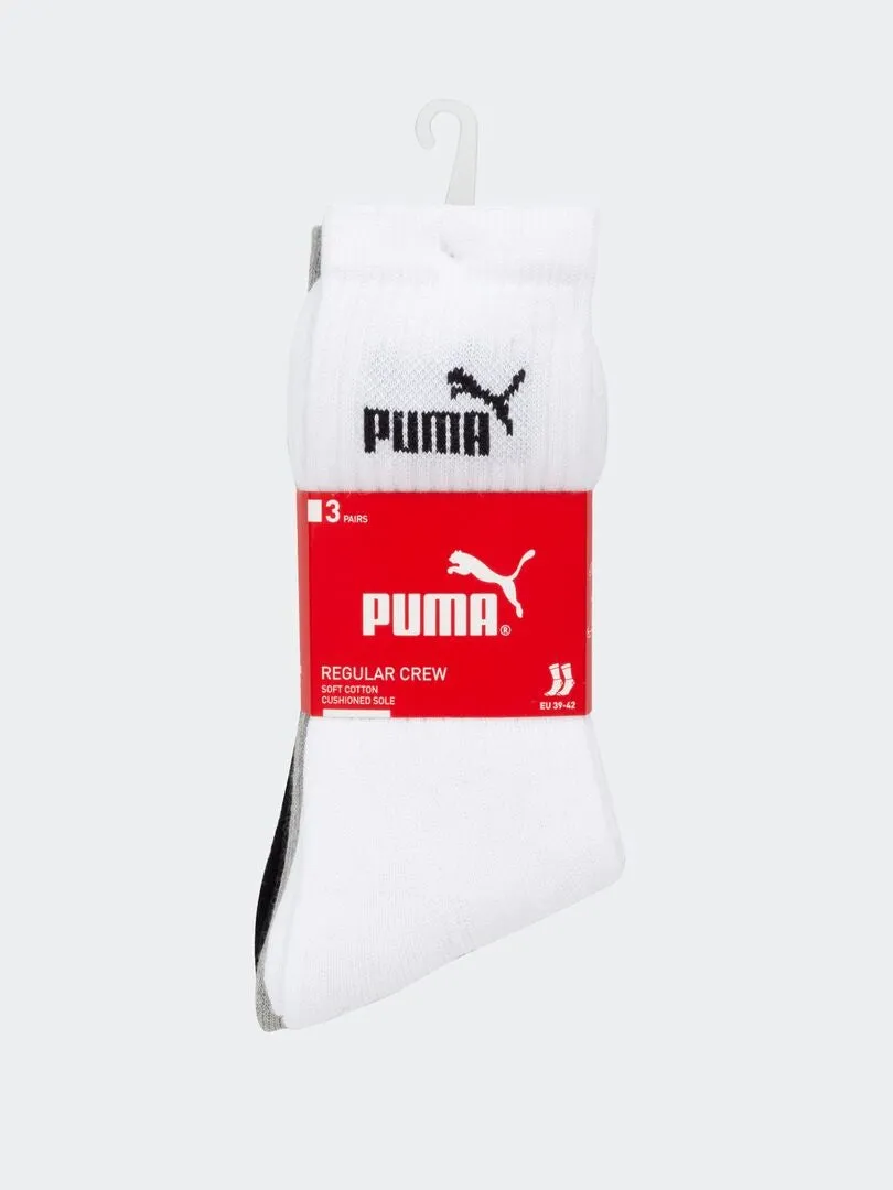 PACK DE 3 PARES DE CALCETINES 'PUMA'  BLANCO