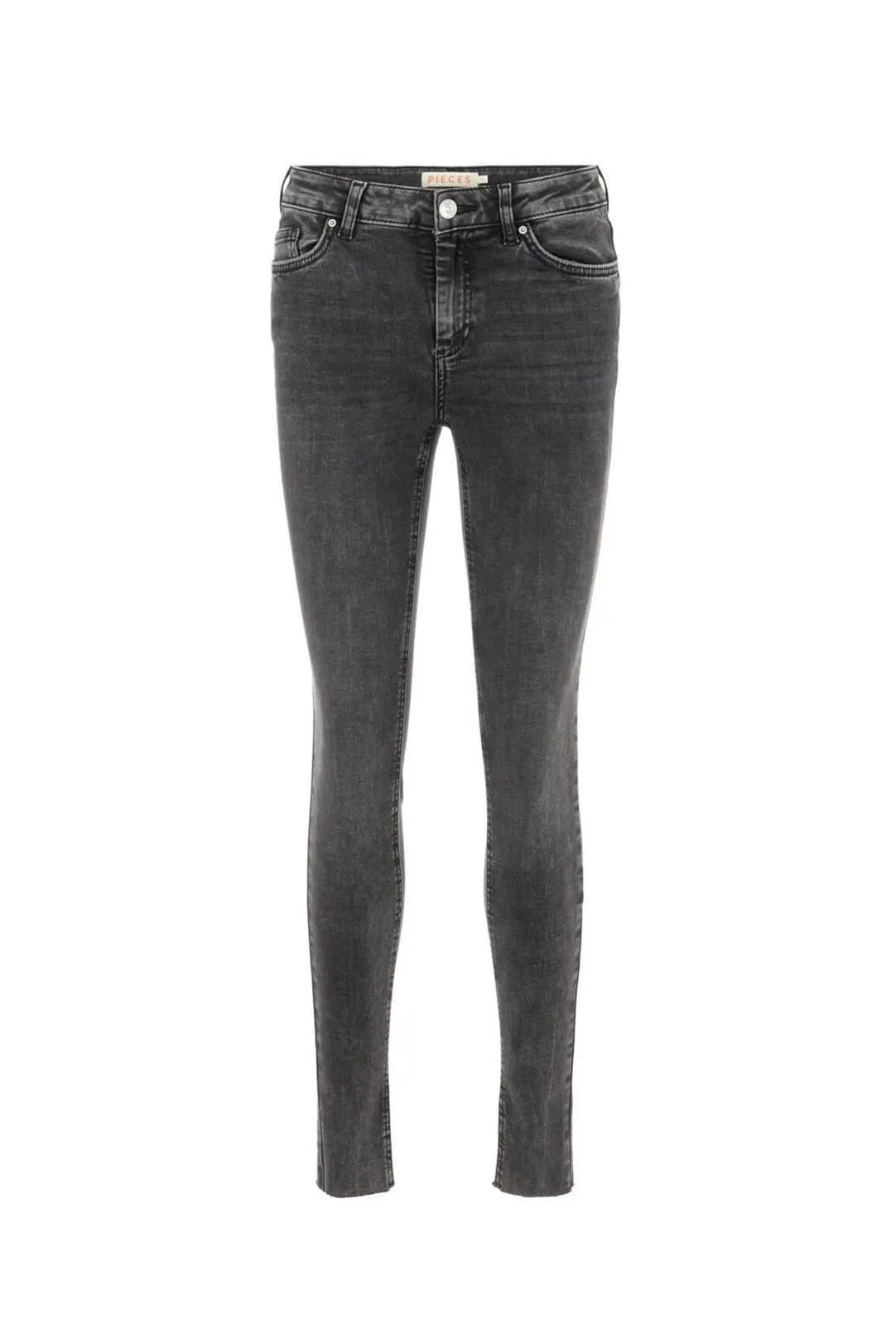 PANTALON VAQUERO PCDELLY GRIS OSCURO