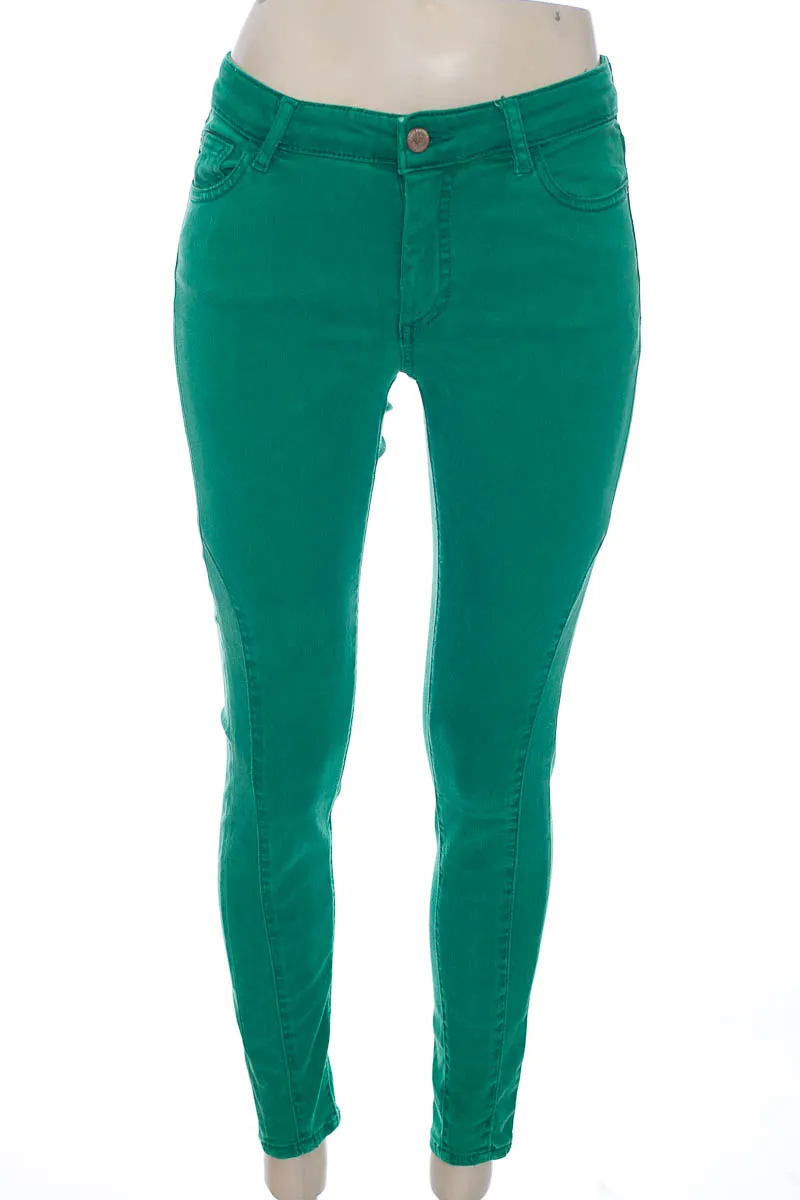 PANTALóN COLOR VERDE  ZARA