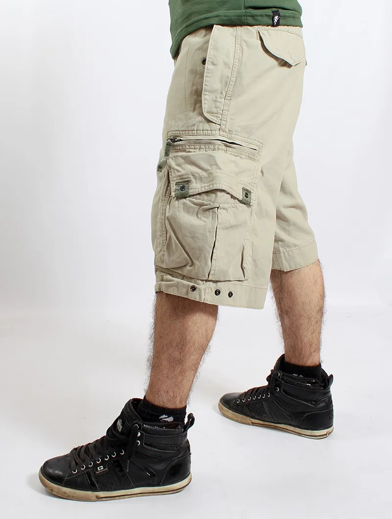 Pantalón corto cargo Molecule 45020, Beige