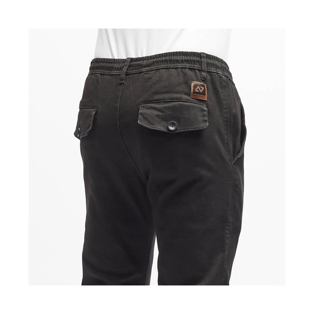 PANTALóN HYDROPONIC JOGGER TEJIDO ELáSTICO LARGO HOMBRE FRONTIER PLN BLACK REF. REF. P340201 NEGRO