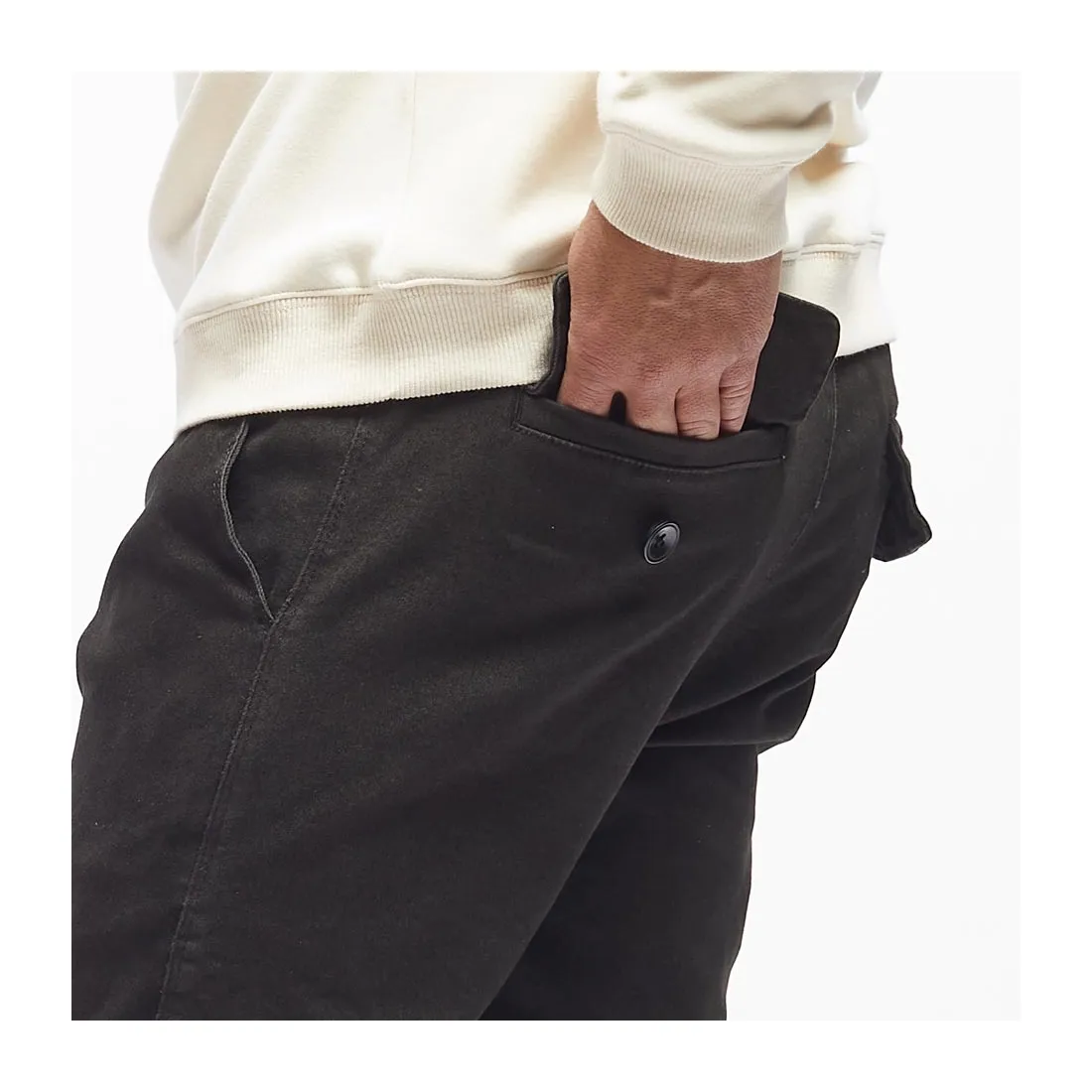 PANTALóN HYDROPONIC JOGGER TEJIDO ELáSTICO LARGO HOMBRE FRONTIER PLN BLACK REF. REF. P340201 NEGRO